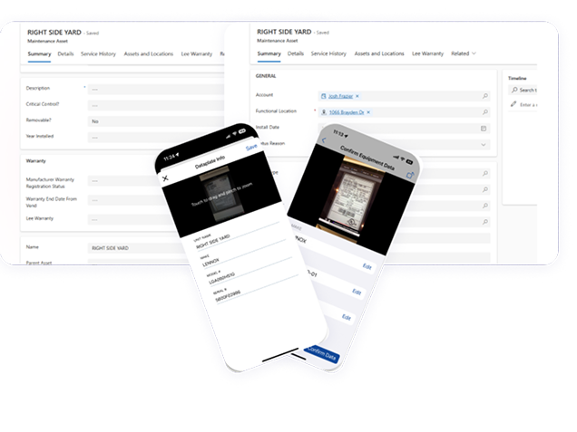 Screenshot of Field Services Integration